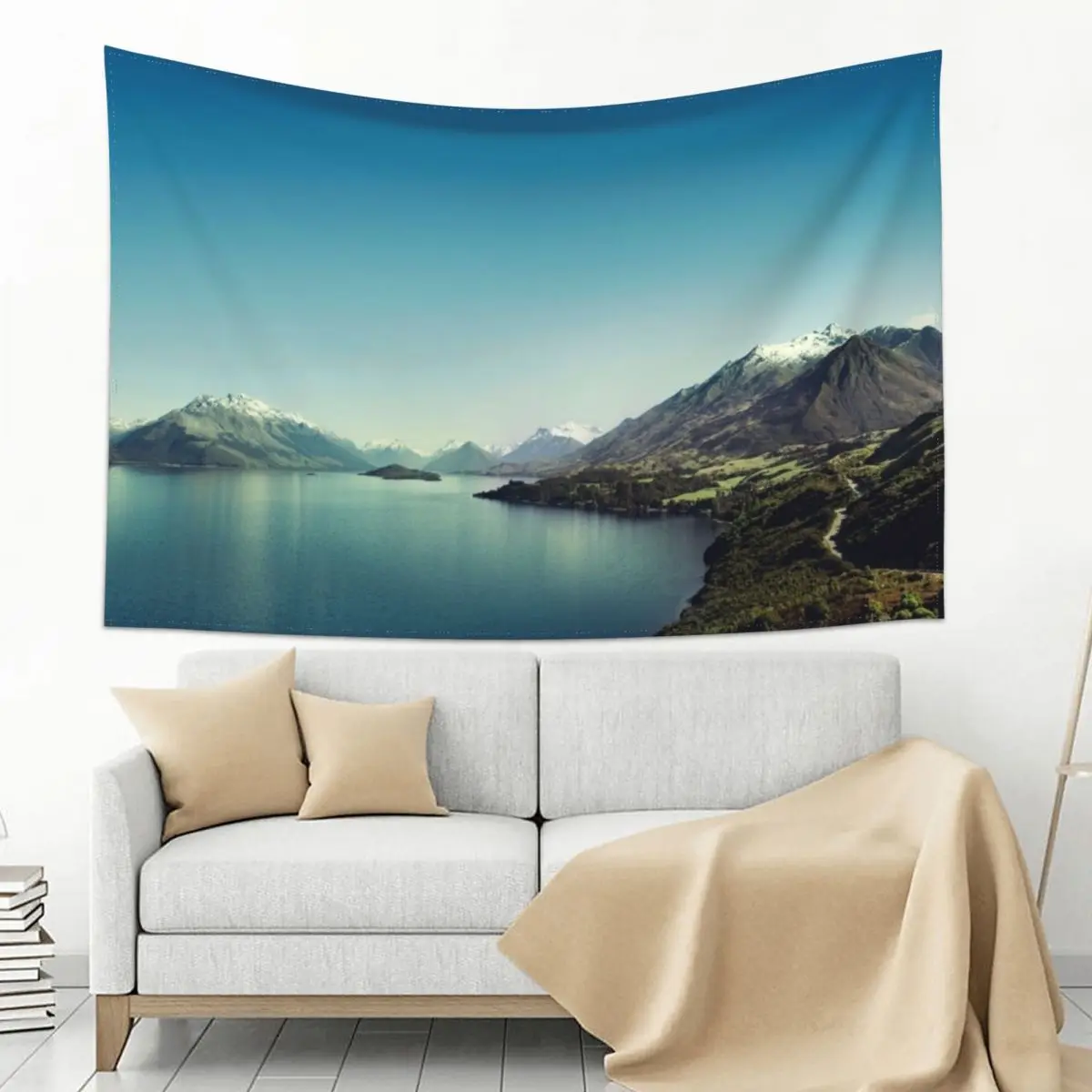 

On my way to Glenorchy (Things happened to me) Tapestry Room Decoration Korean Style Decor Home Nordic Home Decor Tapestry