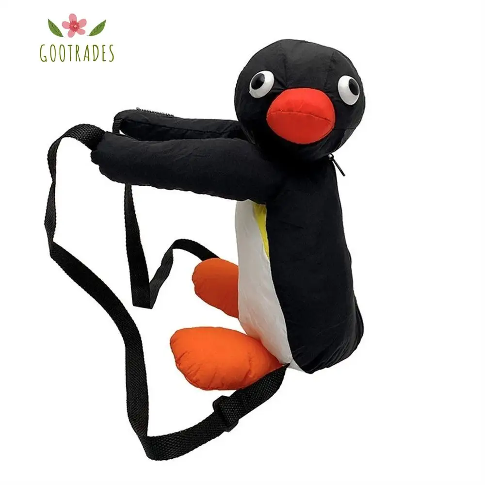 Lovely Cute For Kids Soft Toys Stuffed Animal Cartoon Penguin Plush Backpack Penguin Plush Toy Penguin Plush Bag Shoulder Bag