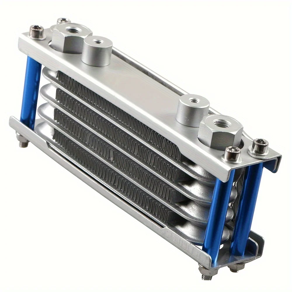 الأزرق دراجة نارية زيت المحرك برودة التبريد المبرد الأنابيب عدة ل CRF XR KLX 50 70 90 110 125 140cc SSR Taotao Coolster Kayo Apoll #3