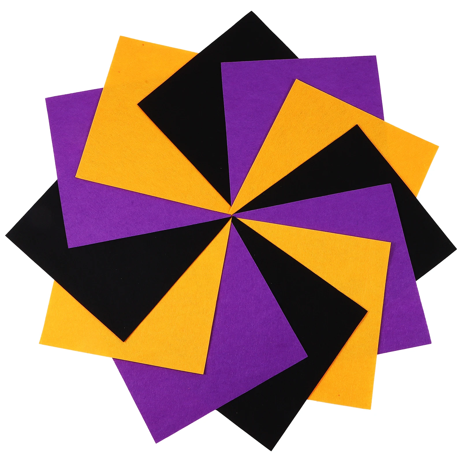 

18Pcs Halloween Felt Fabric Sheets DIY Craft Nonwoven Durable for Long Time Storage Halloween Felt Fabric Sheets