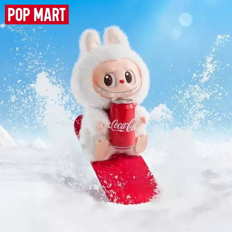 POP MART LABUBU THE MONSTERS COCA-COLA Serie Vinyl Face Blind Box Spielzeug Kawaii Anime Action Figure Überraschung Mystery Box Puppen