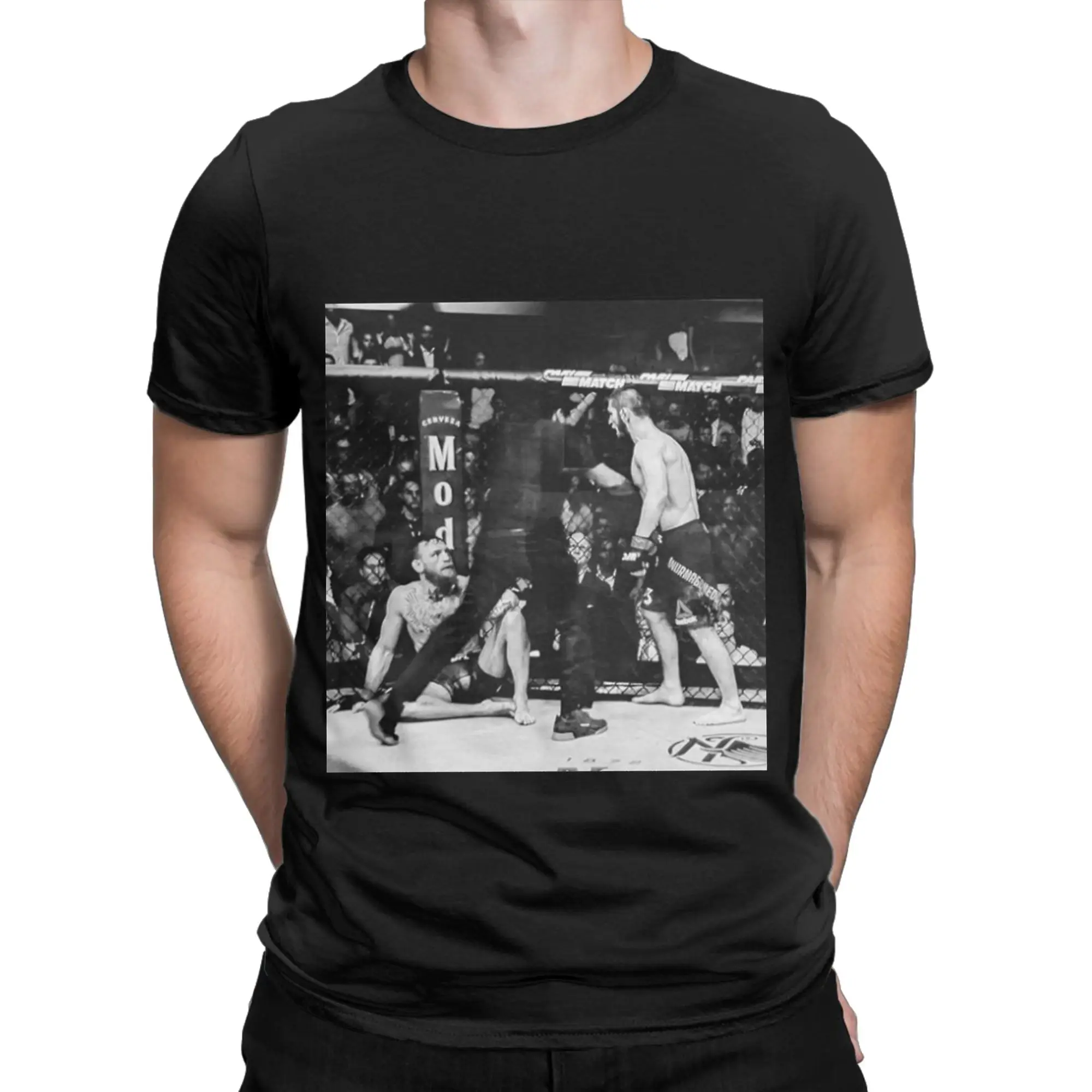 khabib nurmagomedov the eagle conor mcgregor Essential Funny Graphic 100% Cotton T-Shirt Khabib Nurmagomedov Tops Tees For Men