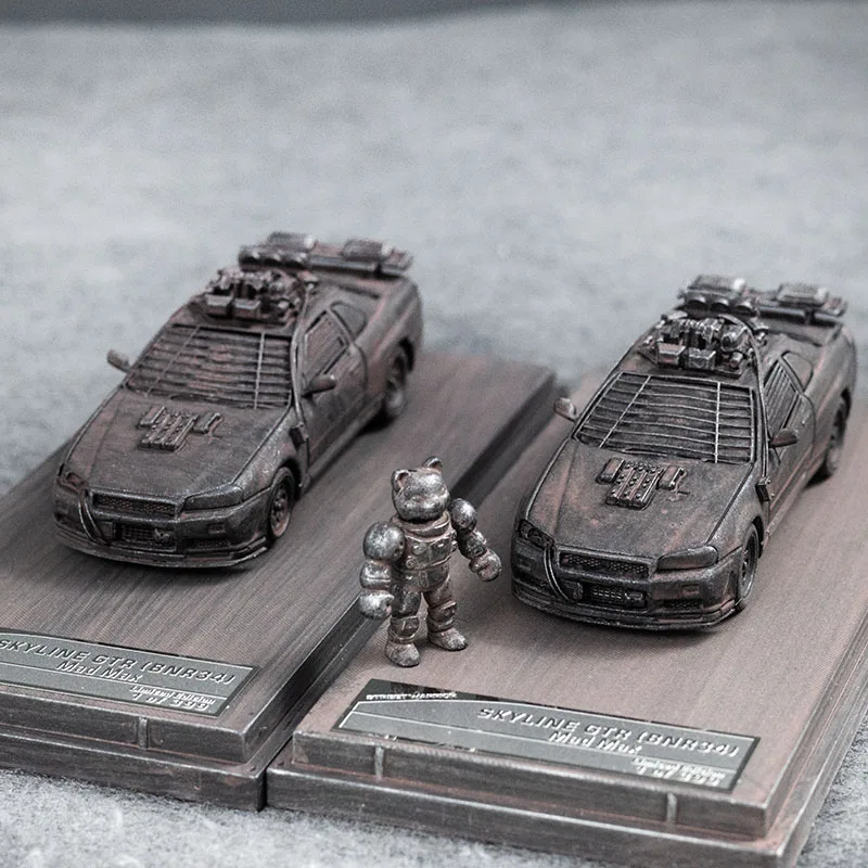 SW STREET WARRIOR 1:64 R34 Doomsday Edition Car Model Collection