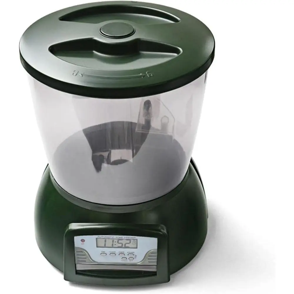 

Digital Timer-Controlled Automatic Fish Feeder for Pond and Aquarium