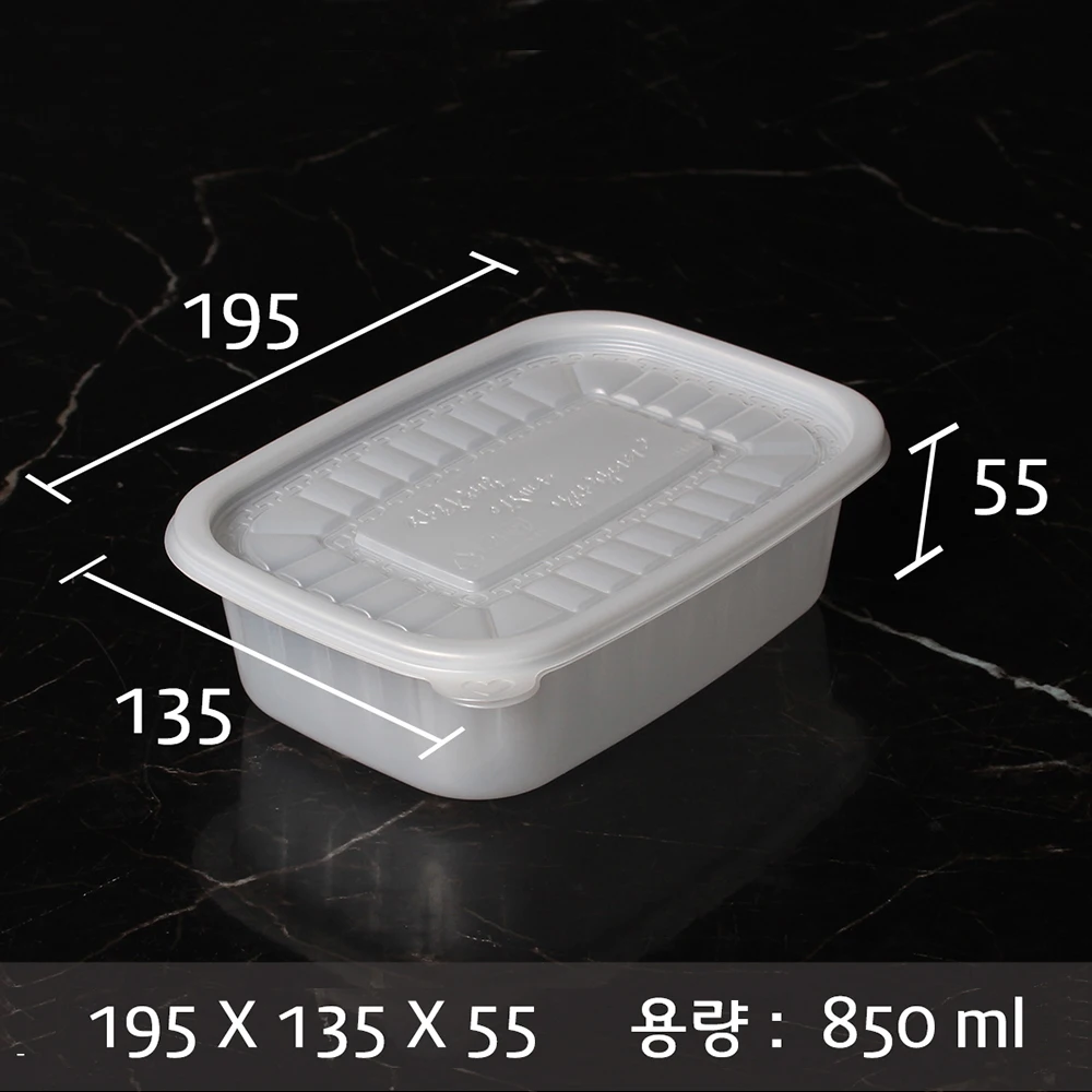 حاويات تغليف توصيل الطعام ، بين JH ، يمكن التخلص منها ، نوع جديد ، مجموعات #5