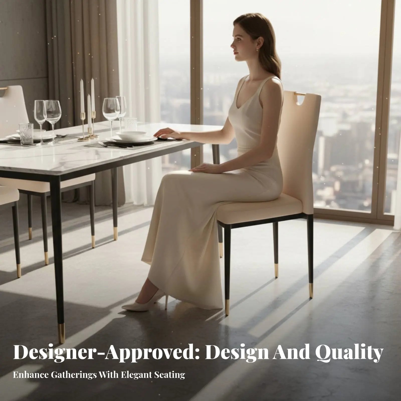 

Современный дизайнерский стул Highspine без подлокотников, штабелируемый, с прочными накладками для защиты пола, для дома и мероприятий.