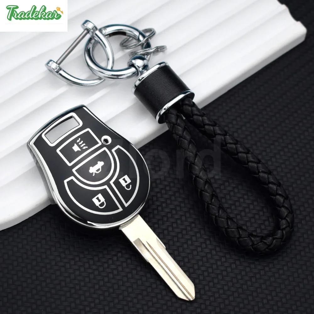 New TPU Car Key Case Cover for Nissan Versa March Tiida Altima Armada Cube Juke Maxima Pathfinder  Sentra Shell Fob Holder Bag