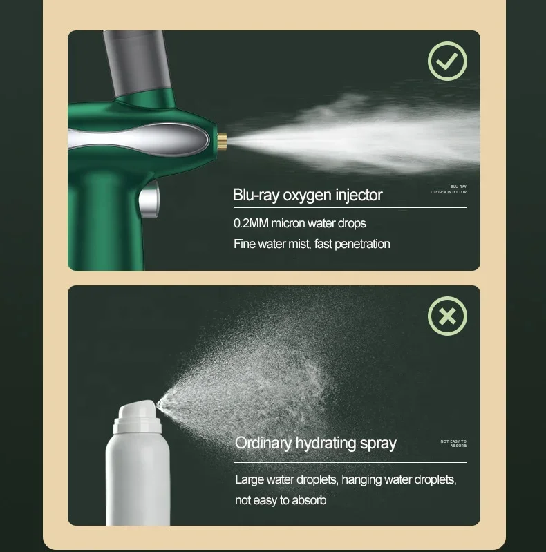 New Xygen Injection Instrument Hydrating Spray Instrument Home Beauty Instrument Portable Handheld Facial Beauty Instrument