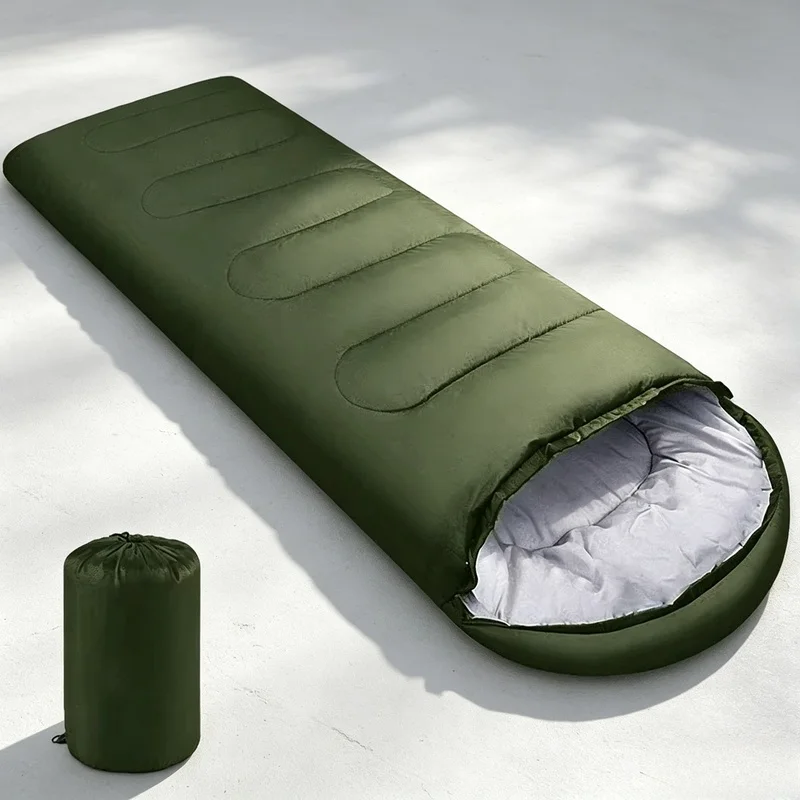 Ultralight Waterproof 4 Seasons Warm Envelope Camping Sleeping Bag, Portable for Outdoor Hiking Backpacking Travel