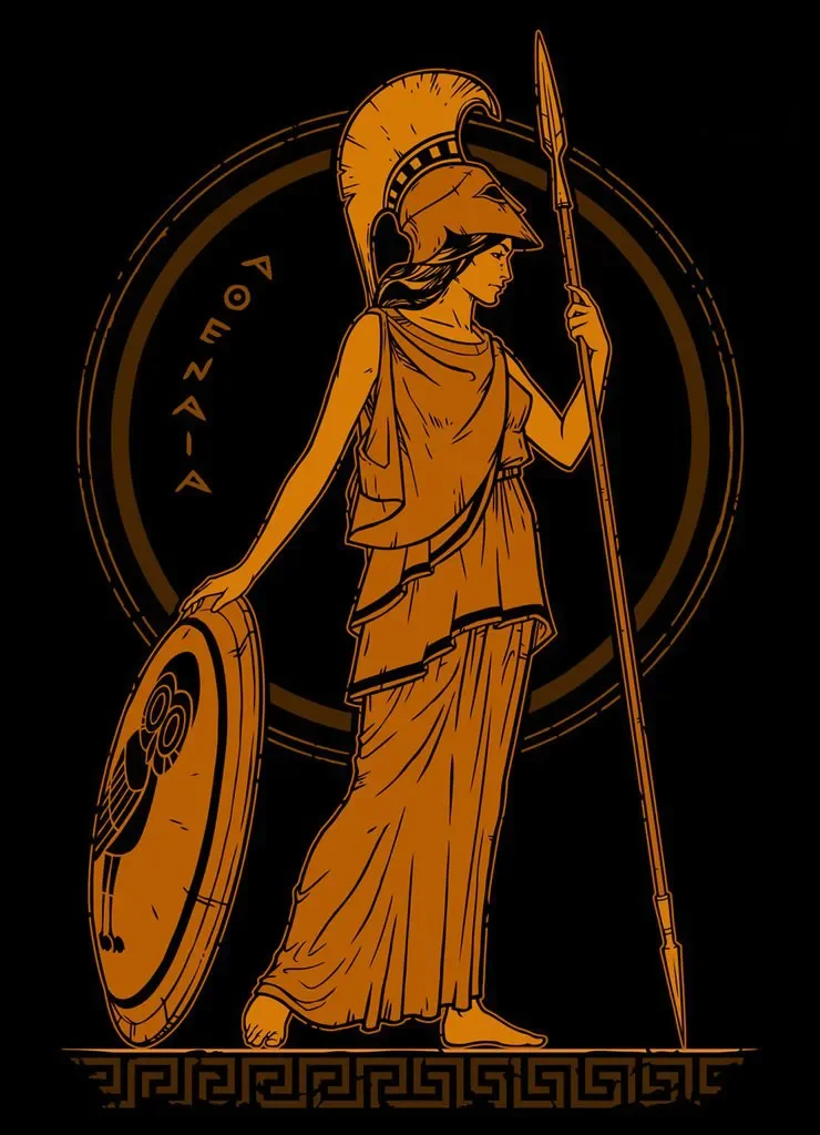 Camiseta masculina da mitologia grega da deusa grega antiga Ateneia. Verão algodão manga curta o-pescoço unissex t camisa novo S-3XL