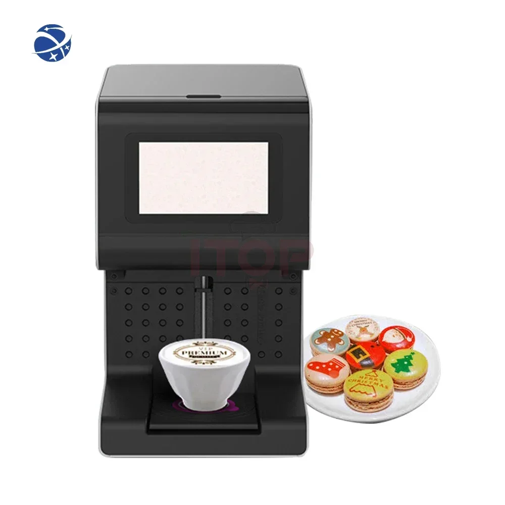 

Yunyi Automatic Colorful Inkjet Printers 3d Food Cake Coffee Printer Machine With Ce Certificate Digital Printing Shop Machines