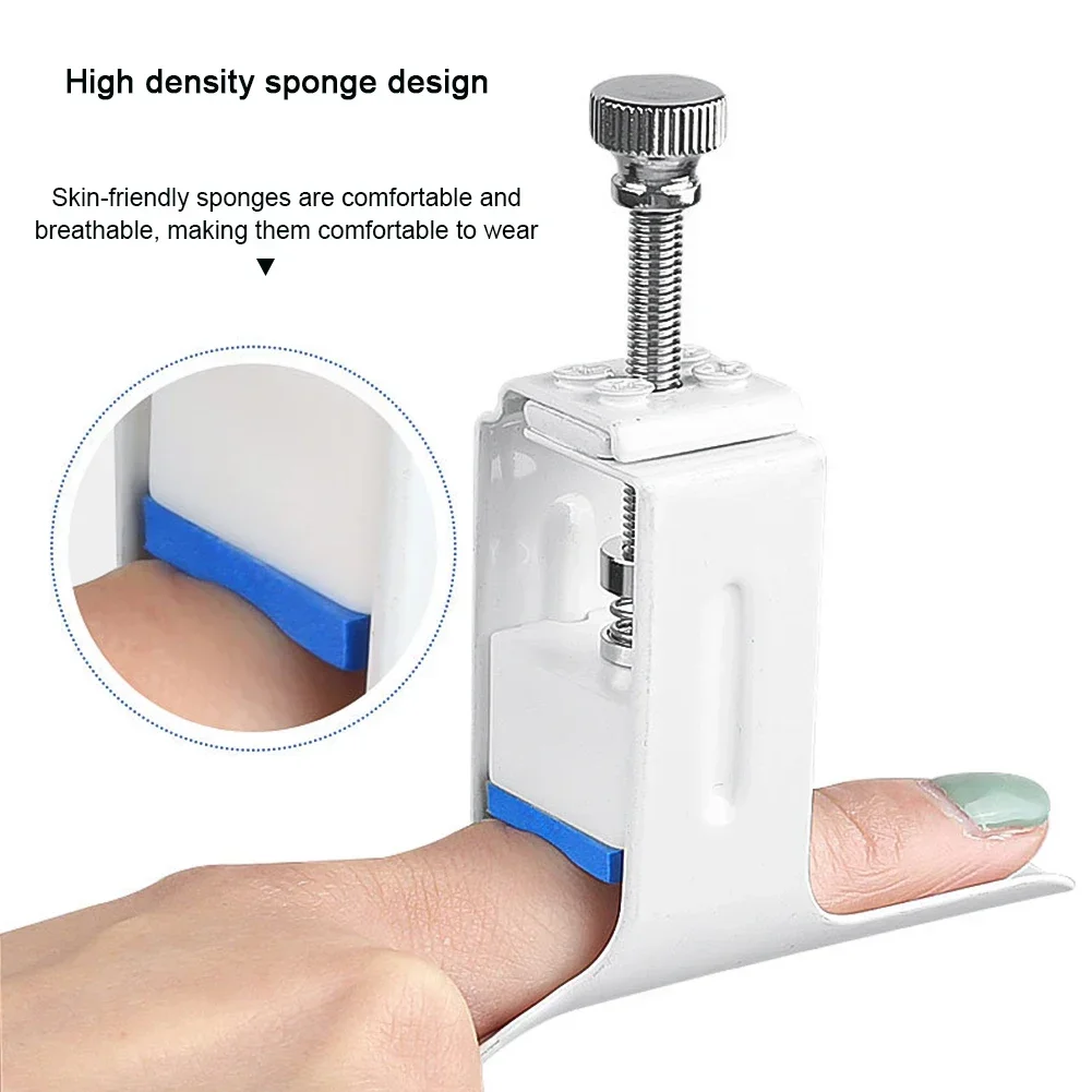 Finger Straightener Splint Finger Joint Extension Brace Corrector Finger Joint Pressing Device for Joint Tightness Finger