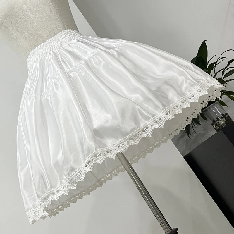 Women's 2 Hoops Petticoats For Dresses Pettidress For Lolita Petticoat Underskirt Under The Dress Victorian Petticoat Girl