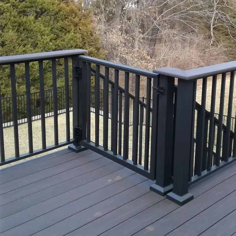 Veranda Guardrail Aluminum Alloy Balcony Balustrades Design Modern Fence Professional Railing Manufacturer