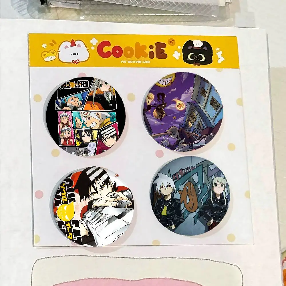 الكلاسيكية أنيمي الروح الآكل شارات صفيح لينة زر دبوس بروش شارة معدنية مخصصة مجوهرات اكسسوارات قبعة حقيبة التلبيب