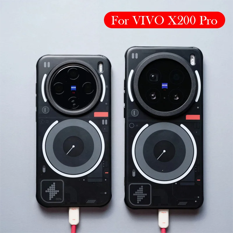 

Matte Case For VIVO X200 PRO Wireless Charging Back Cover Case for VIVO X200 Pro