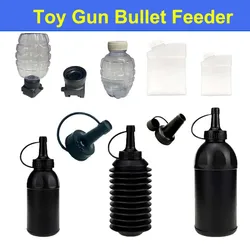 Water Balls Beads Bullet Feeder Refill Ammo Gel Splatter Ball Ammo Storage Bottle for Water Balls Bullets Gel Ball Gun