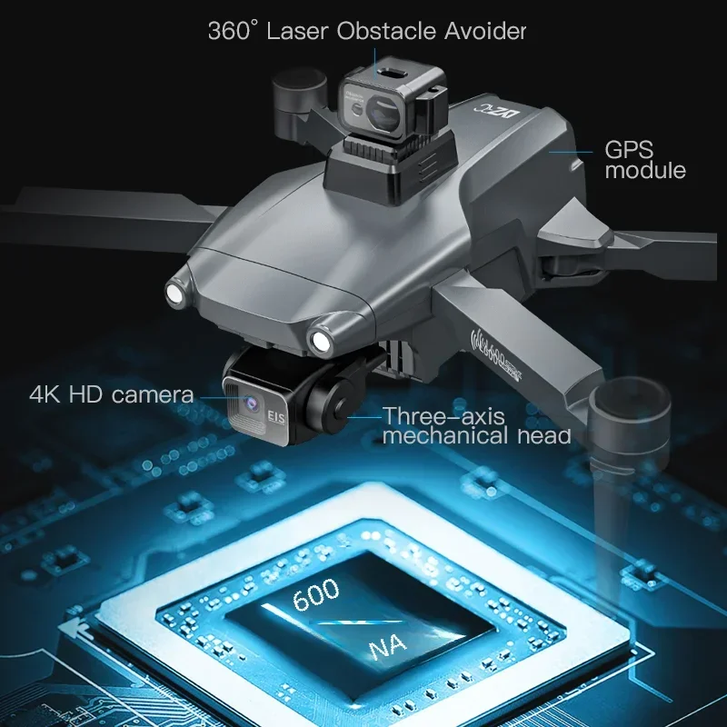 L600 Pro Max Drone 4K Profesional GPS Laser Obstacle Avoidance FPV Drones 5G WiFi EIS RC Quadcopter VS L900 Pro Max