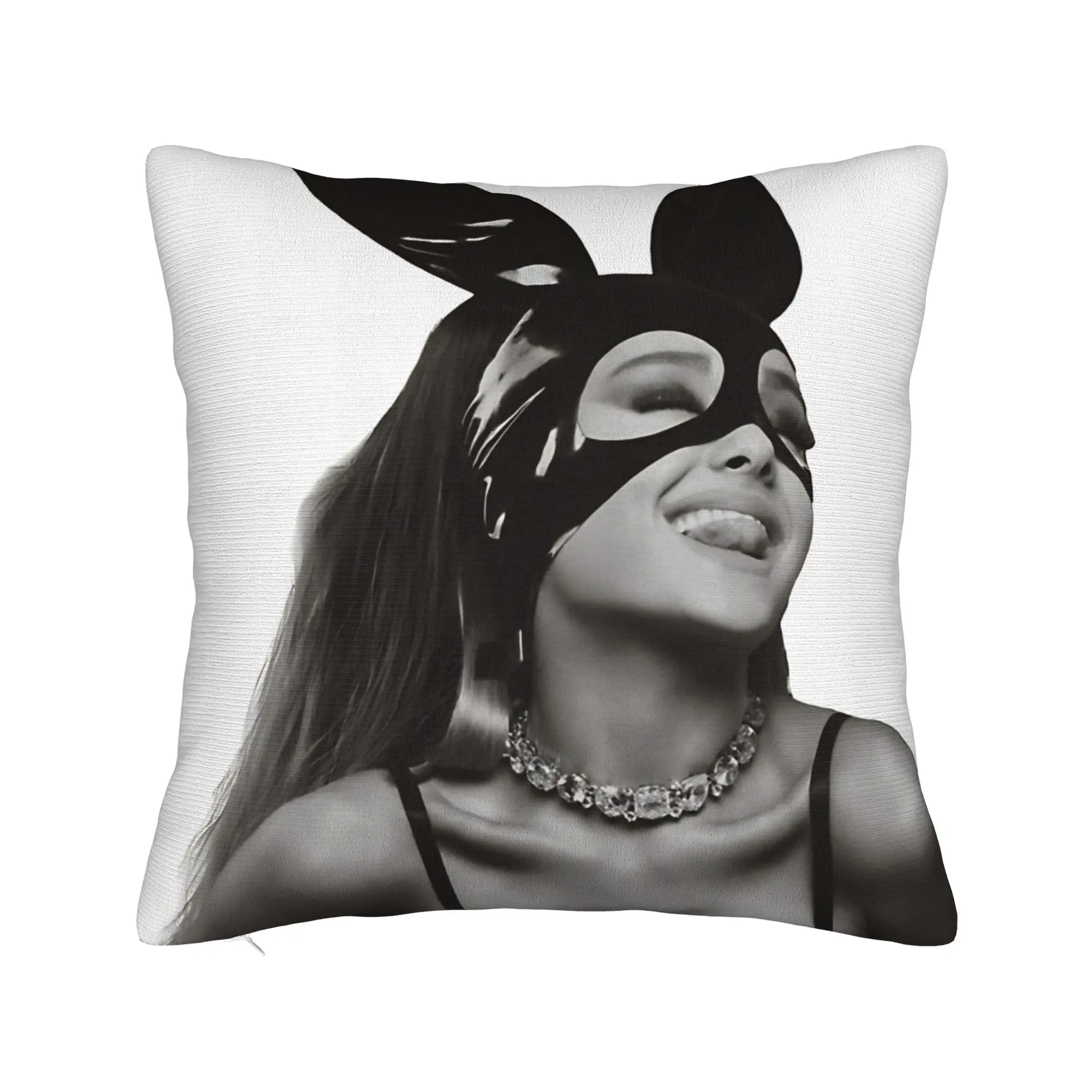 Singer Arianas Grandes Pillow Cover  Comfy Cushion Cover Funny Pillow Case For Living Room Bed Chair