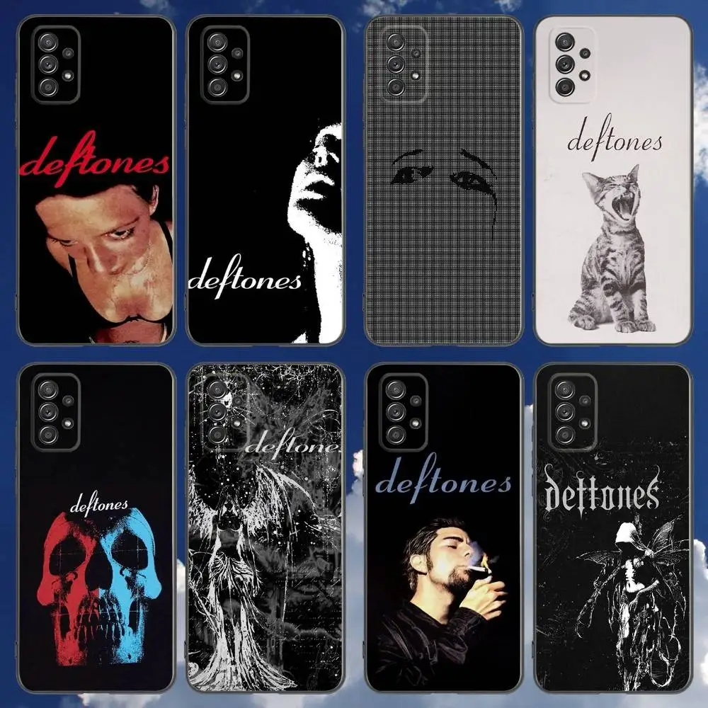 

Band D-Deftones Phone Case For Samsung Galaxy A 91,80,73,72,71,53,52,51,22,5G Shockproof Soft Black Cover