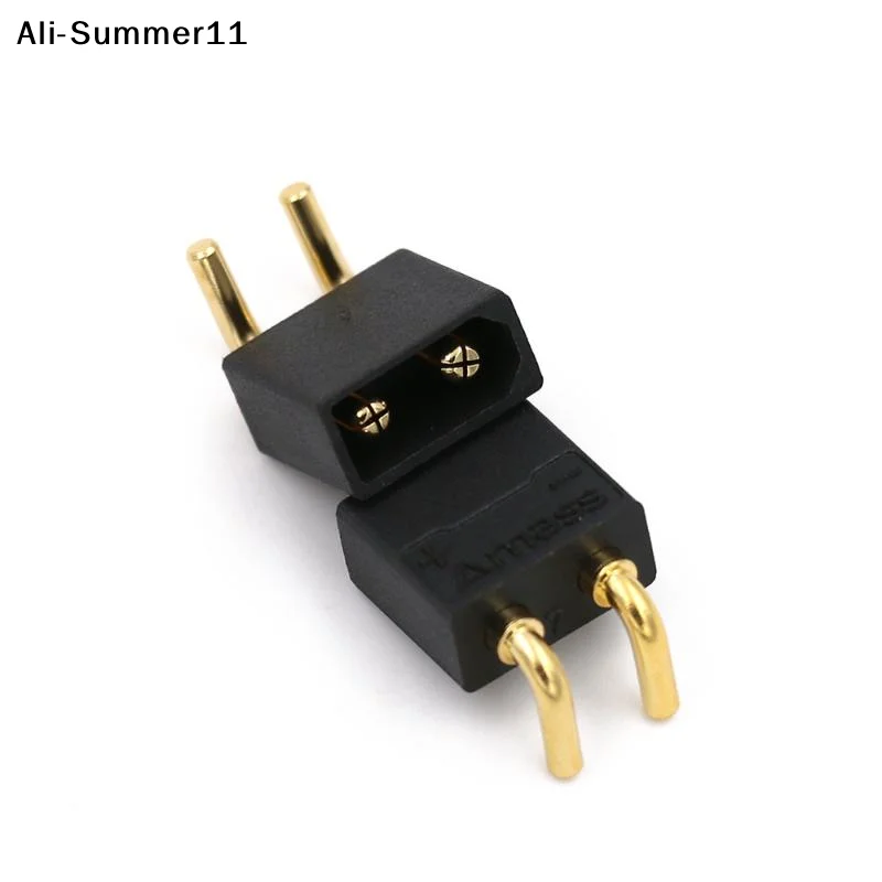 【GwE】【Ayh】XT30PW-M36 Copper Gold-plated 2-core Soldering Foot Aviation Model Plug Connectors For PCB Boards