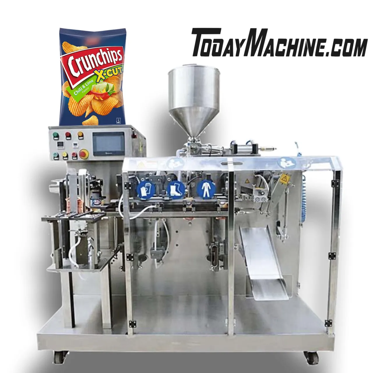 Multi Functional Snacks Mixed Freeze Dried Fruit Chips Premade Bag Packaging Machine