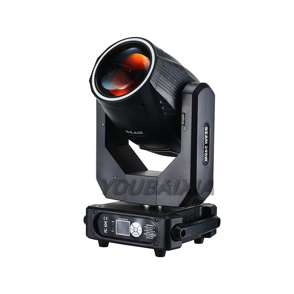 295 واط 14R LED شعاع رئيس المحمول واه التكبير شاربي 16 قنوات biprism عالية الطاقة DMX ضوء DJ المرحلة بار ديسكو حفلة موسيقية