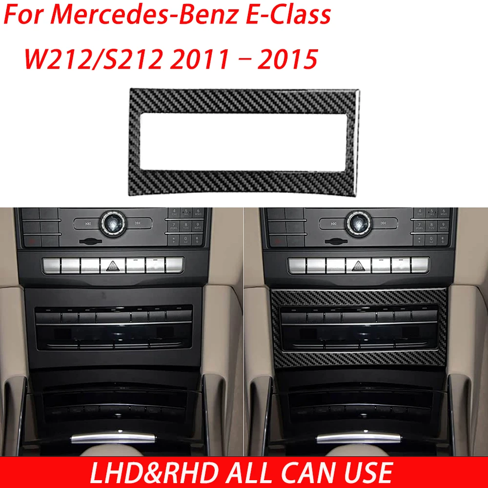 

For Mercedes-benz e-class W212 S212 2011–2015 carbon fiber air conditioner frame car interiors accessories decoration stickers