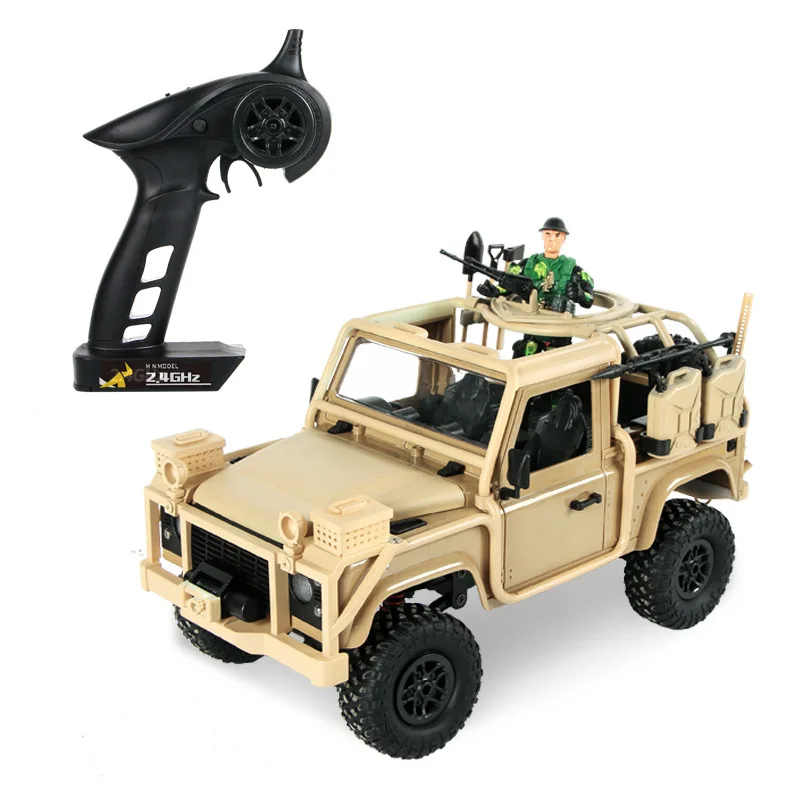 1/12 MN-96 carro rc off road 4x4 modelo militar veículo com fantoche montagens destacáveis brinquedos divertidos para menino