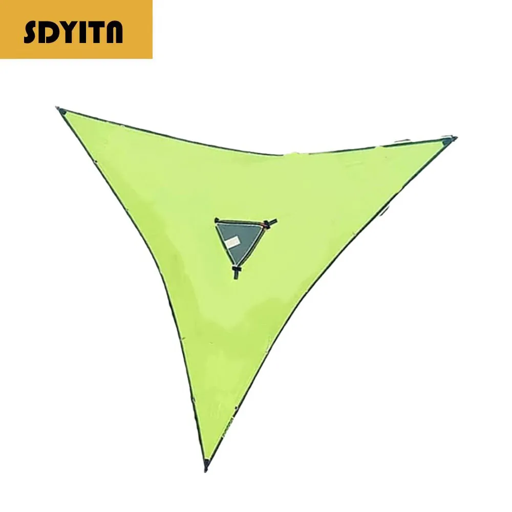 Triangle Hammock Air Tree Tent for 3 to 4 Person Outdoor Leisure Net Bed Experience Outdoor Camping Hiking Garden Hammock