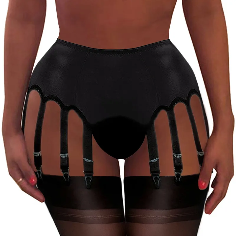 Sexy Strumpfbänder frauen Dessous Plus Größe Spitze Strumpfband Hosenträger Transparent Unterwäsche Einstellbare Hohe Taille Gürtel für Strümpfe