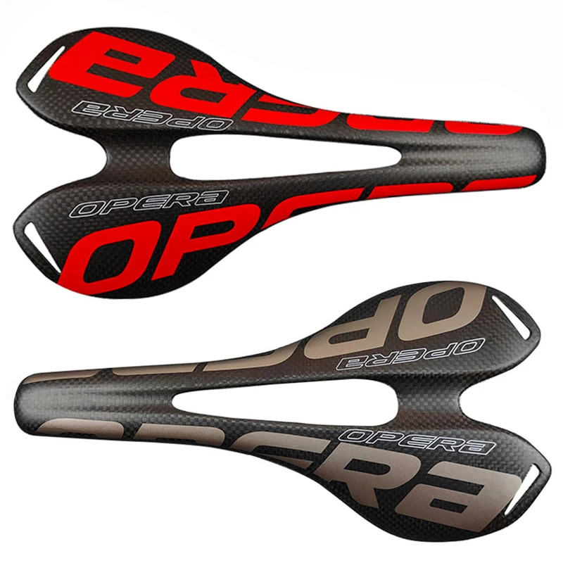 2023 OPERA Super Light Carbon bike Saddle MTB Road T800 Carbon Fiber Competitive Bicycle Seat  Cycling Racing Cushions