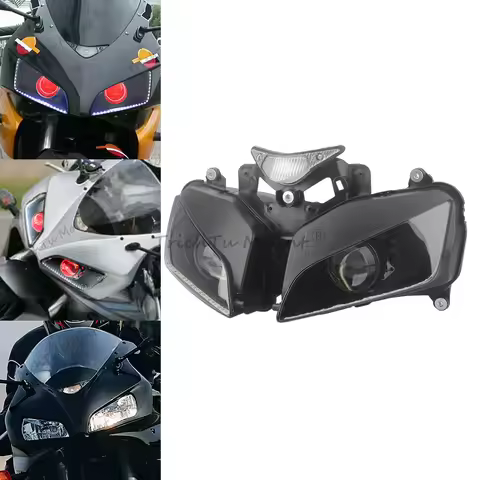Motorcycle LED Devil Eye Headlight Headlamp Assembly For Honda CBR1000RR 2004 2005 2006 2007
