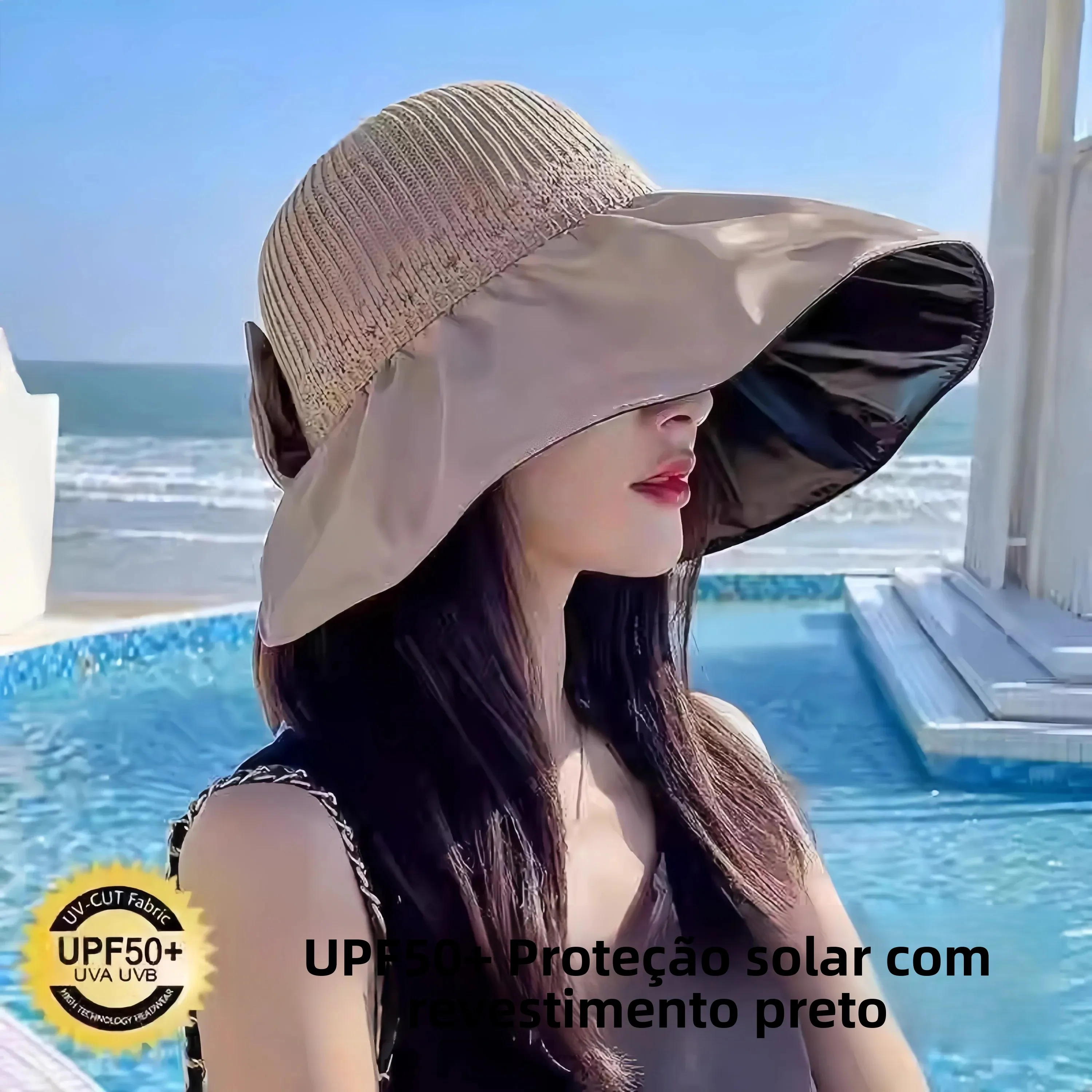 women's-summer-2026-new-fisherman's-hat-uv-protection-large-brim-face-covering-sunshade-vinyl-material