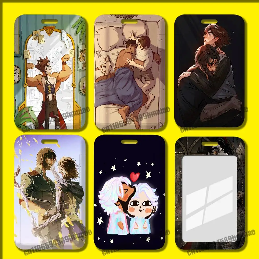 For J-Jayce V-Viktor Jayvik Employee ID Card Holder Office Badge Work Student Bank Credit Hard Holders Case Shell
