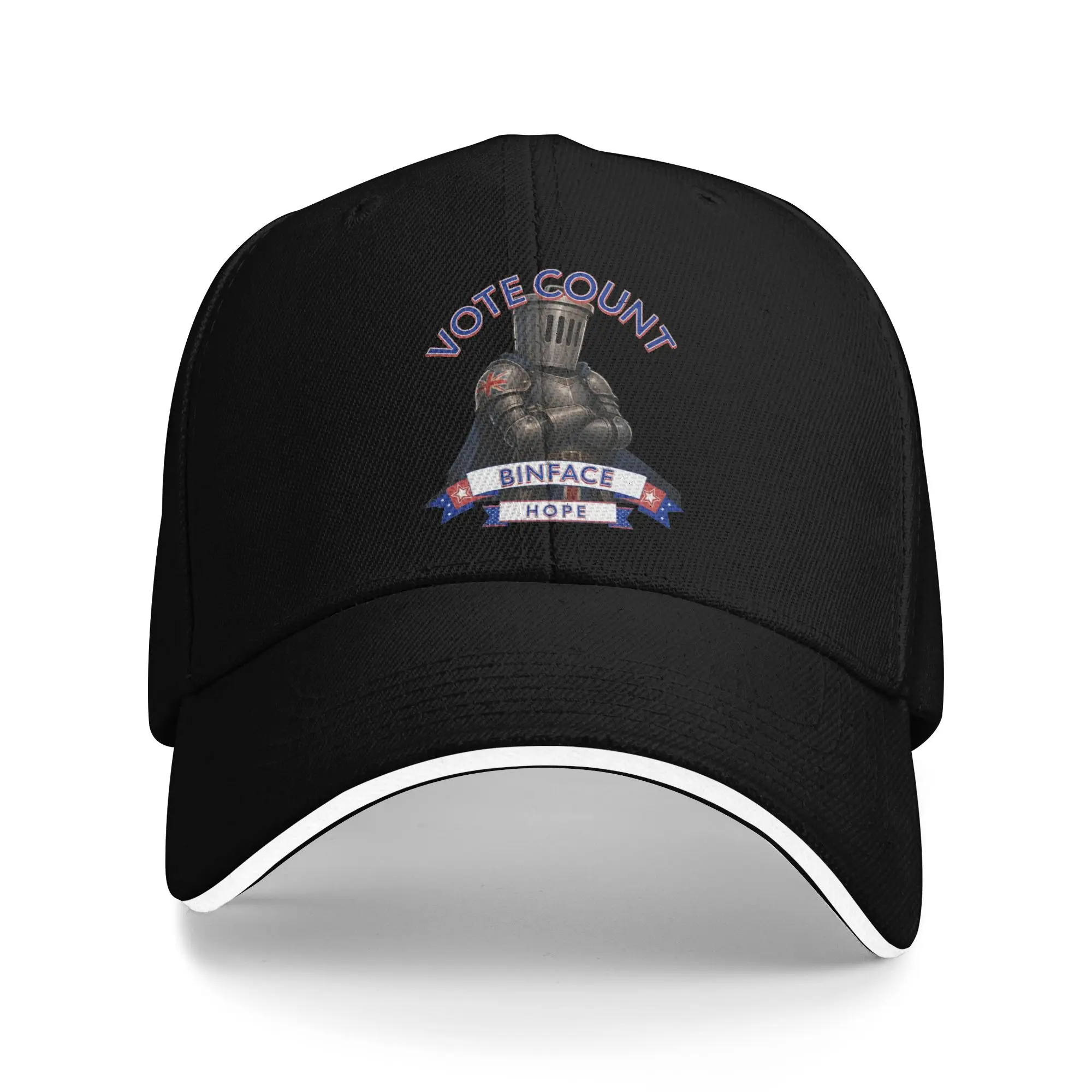 Vote Count Binface For Prime Minister  Caps For Unisex Trendy Baseball Cap  Sun Hat Daily Headewear Gift