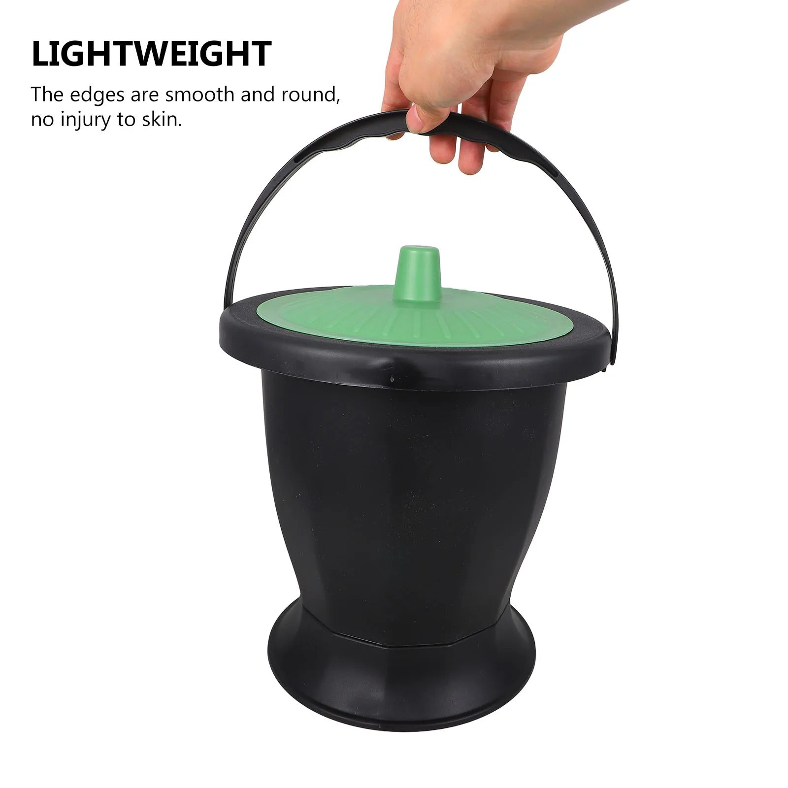 وعاء الغرفة المحمولة البلاستيك مبولة لكبار السن الحوامل خفيفة الوزن السرير المرحاض التخييم السفر استخدام للجنسين البول دلو قعادة