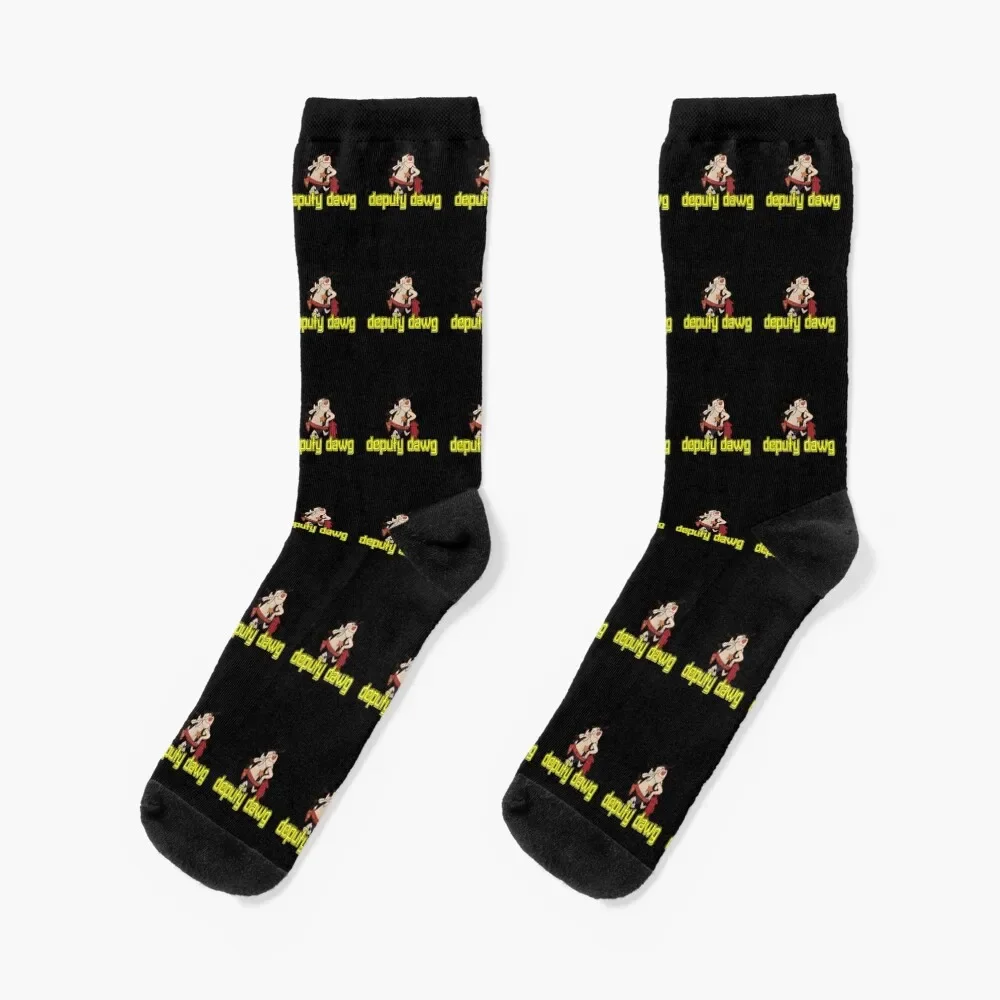 Deputy dawg Morning Cartoons Socks with print set basketball designer Socks Man Women's