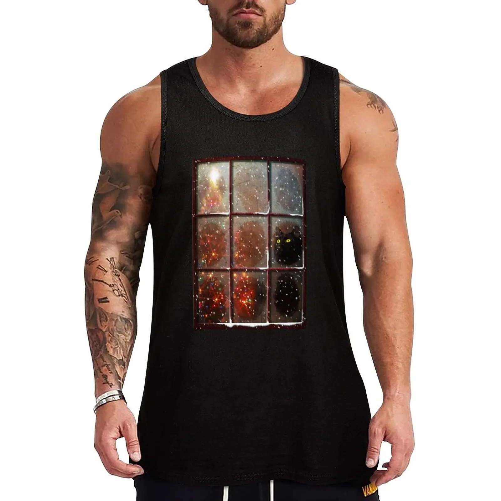 

LET IT SNOW Tank Top gym top gym Men's t-shirts t-shirt Men's