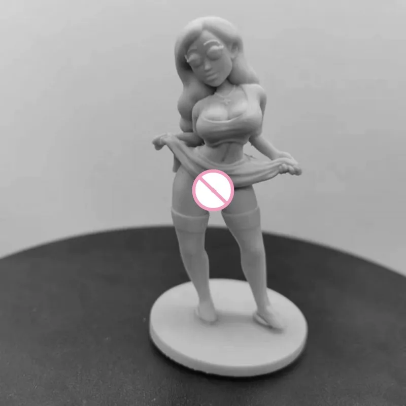 Kit de figurines en résine pour fille coquine, jouet non peint, échelle 1/24