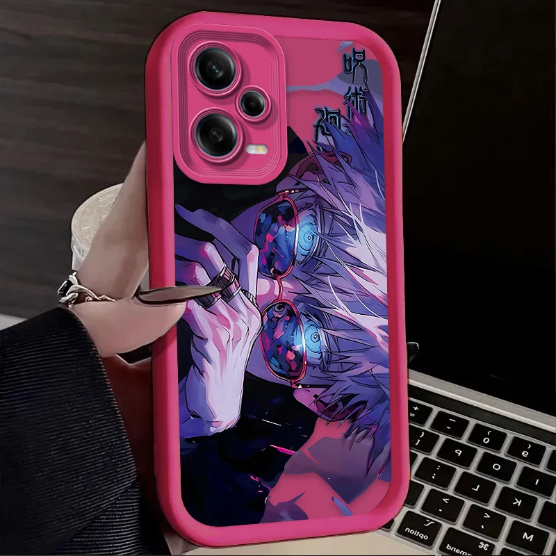 Custodia per telefono Anime Jujutsu Kaisen per Xiaomi Redmi Note 13 12 11 Pro Plus 4G 5G 12S 11S 10S 10 9 9S 8 12C 13C A3 Cover in Silicone