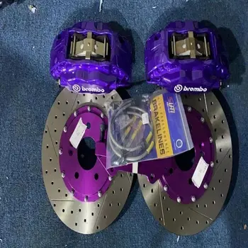 福斯高爾夫4 Brembo 6活塞卡鉗 334mm 性能套件,優質產品,現貨供應,批發價! 10 最佳銷售 Brembo卡鉗 - №5