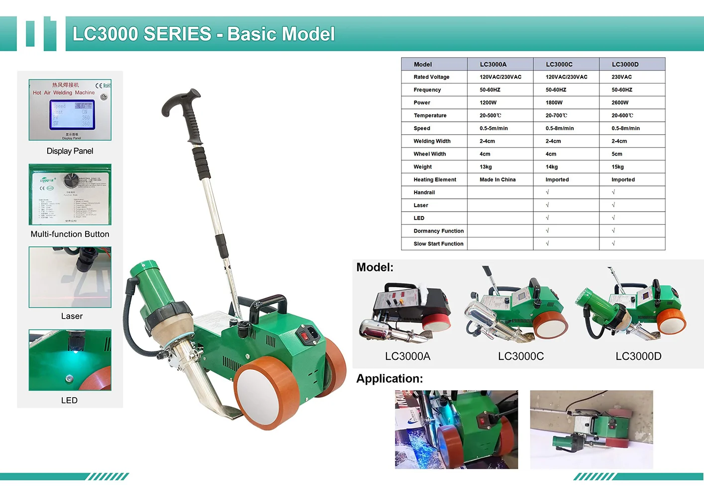 Special Link for LC3000C Hot Air Welding Machine