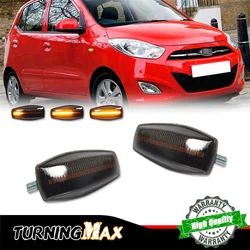 Dynamic LED Front Side Marker Turn Signal Lights For Hyundai Tiburon i10 Elantra Sonata Tucson Getz For KIA Rio Sedona Sportage