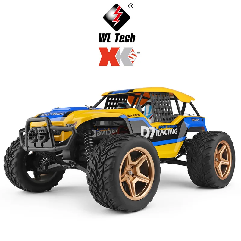 

Weili 12402-A 1:12 Электрический четырехколесный привод desert off-road высокоскоростной автомобиль, четырехколесная независимая подвеска 45 км/ч