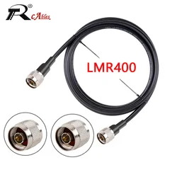 N Type Male to Female LMR400 Jumper Pigtail Radio Extension Cable for 4G LTE Cellular Amplifier Cell Phone Signal Booster WIFI