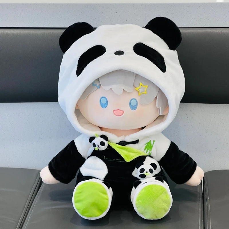 جديد 20/40 سنتيمتر فستان لطيف عارية دمية ضوء وليلة أنيمي الألعاب المعبود رقيق معطف الطفل بلوشي دمى الملابس والاكسسوارات اللعب هدية