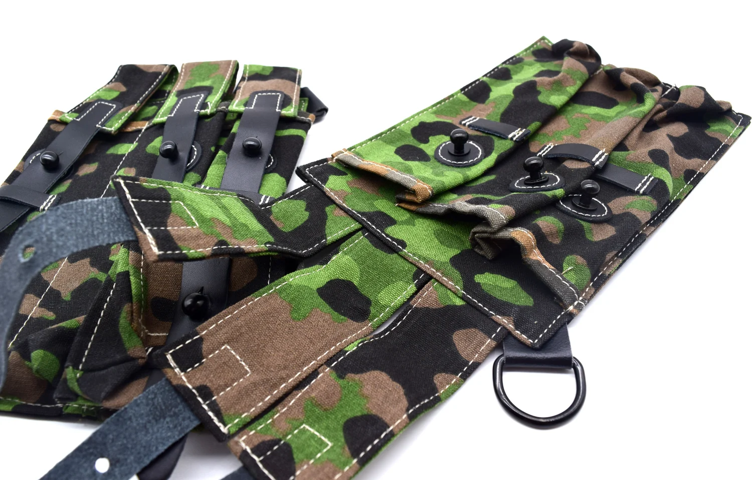 Camouflage tedesco MP 38 40 Munizioni Munizioni Magazine Pouch Aereo Albero Colore primaverile