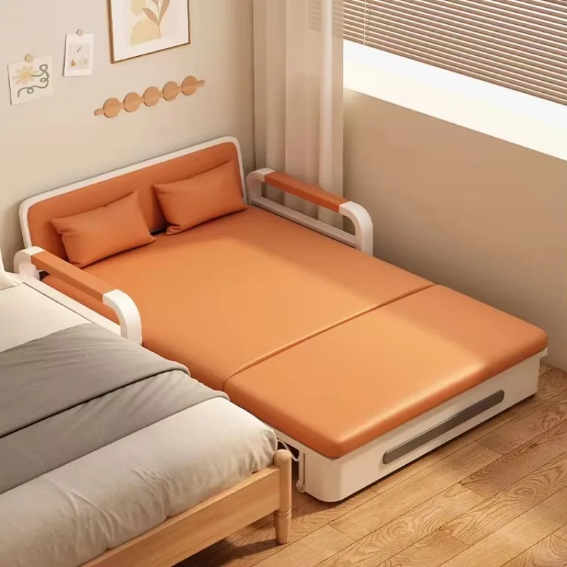 Sofá cama individual pequeño plegable con almacenamiento Sofá cama esquinero para salón