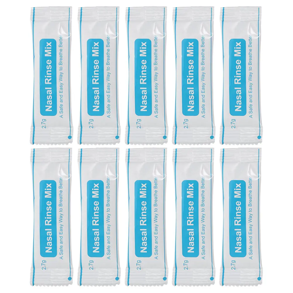 80Pcs Nasal Rinse Salt Packets Premium Quality Safe for Adults Daily Nose Cleaning Mix Nose Care Salt